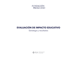Evaluación de Impacto Educativo