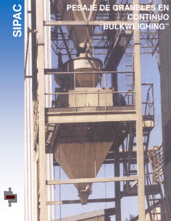 catalogo bulkweigher - Basculas y Pesaje Industrial SIPAC