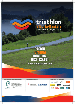 Descargar Dossier de prensa Triathlon Vitoria