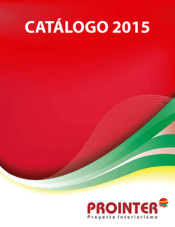 CATÁLOGO 2015