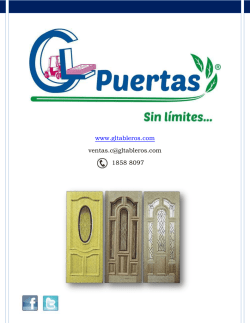 Puertas - GLTableros