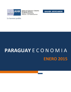 paraguay economia - Cámara de Comercio e Industria Paraguayo