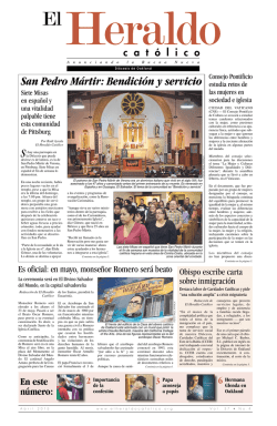 Abril 2015 - El Heraldo Catolico