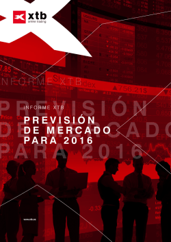 INFORME DE PREVISIONES DE BOLSA PARA 2016, por Pablo Gil