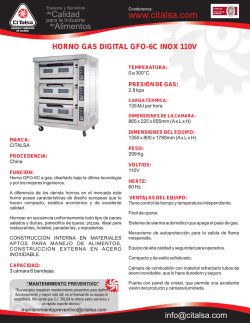 HORNO GAS DIGITAL GFO-6C INOX 110V [06001080].cdr