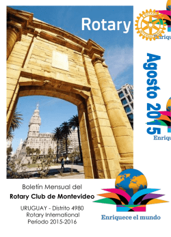 Agosto - Rotary Montevideo