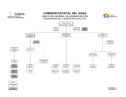 Organigrama - Comisión Estatal del Agua de Morelos