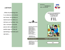 Triptico FIL - Escuela República del Ecuador.