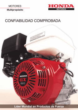 FT Motores GX m - Honda del Perú