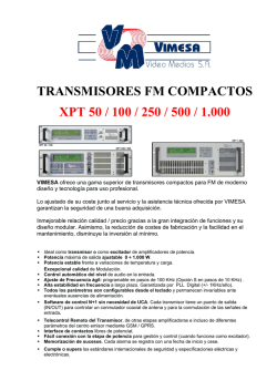 catálogo transmisores compactos