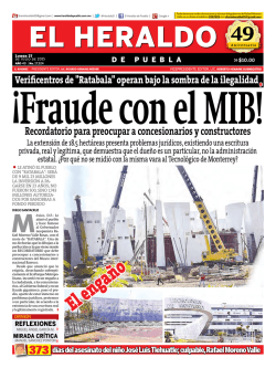 49 El engaño - El Heraldo de Puebla