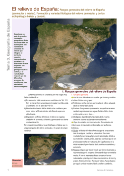 Tema 3. Geografía de España
