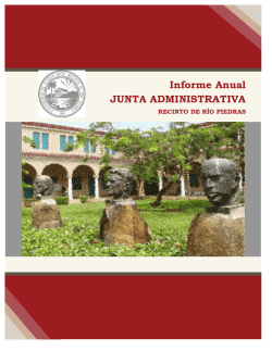 Informe Anual 2014-2015 - Junta Administrativa