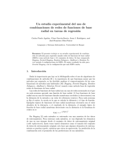 Un estudio experimental del uso de combinaciones de redes