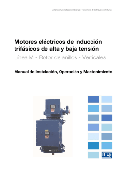 Motores eléctricos de inducción trifásicos de alta y baja tensión