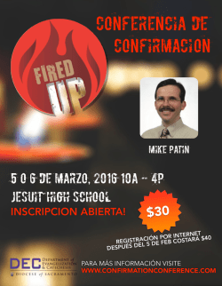 Confirmation Conference_2016_ESP.pages