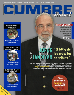 JORGE LANDÍVAR - Universidad Privada Cumbre