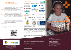 XX curso de Avances en Pediatría - Sociedad Valenciana de Pediatría