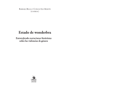 BARBARA BIGLIA Y CONCHI SAN MARTÍN (COORDS.) Estado de
