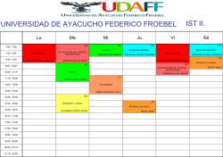 IST II. UNIVERSIDAD DE AYACUCHO FEDERICO FROEBEL