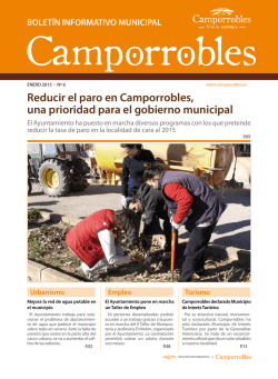 Reducir el paro en Camporrobles, una prioridad para el gobierno