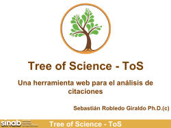 Tree of Science