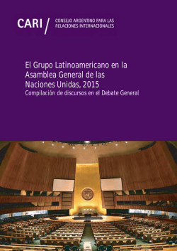 El Grupo Latinoamericano en la Asamblea General de las Naciones