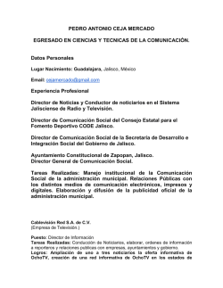 currículum - C7 Jalisco