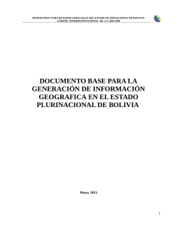 documento base para la generación de información - IDE-EPB