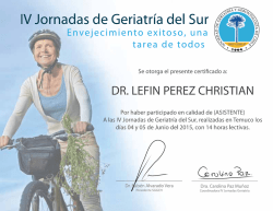 DR. LEFIN PEREZ CHRISTIAN