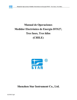 Manual de Operaciones Medidor Electrónico de Energía