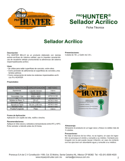 HUNTER Sellador Acrílico