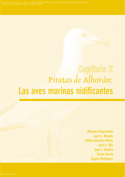 X. Piratas de Alborán: Las aves marinas nidificantes.