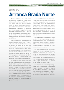 Editorial – Arranca Grada Norte