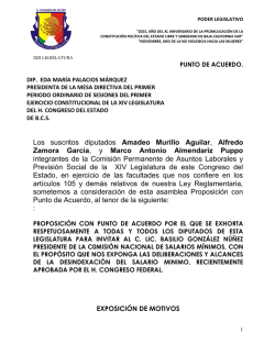 Los suscritos diputados Amadeo Murillo Aguilar, Alfredo Zamora
