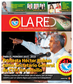Protesta Héctor Robles como Secretario General de CTM Hermosillo