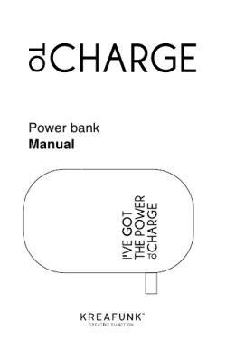 Power bank Manual