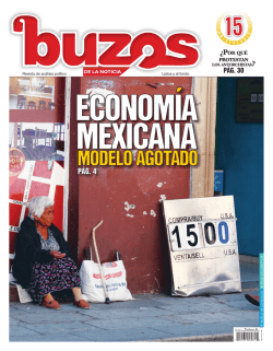 Economía mexicana, modelo agotado