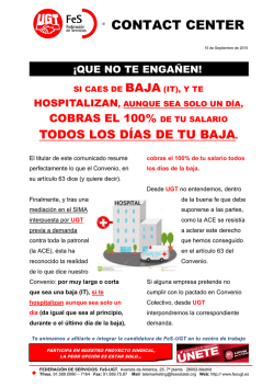 hospitalización en it - FeS-UGT