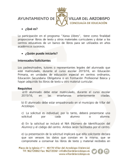 programa xarxa de llibres de texto de la comunidad valenciana