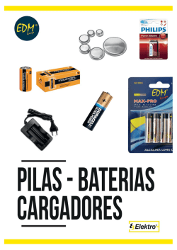 pilas-cargadores y baterias