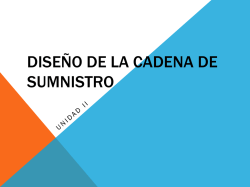 DISEÑO DE CADENAS DE SUMNISTRO U2 (1307434)