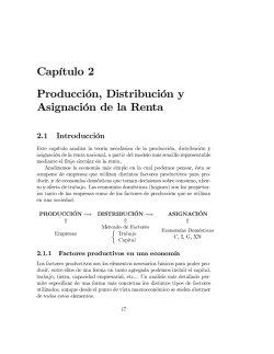2. Renta Nacional: producción, distribución y asignación