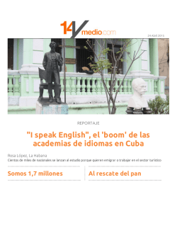 "I speak English", el `boom` de las academias de idiomas en Cuba