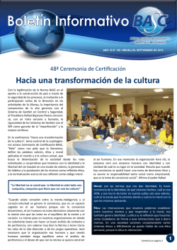 Boletín Informativo BASC Antioquia