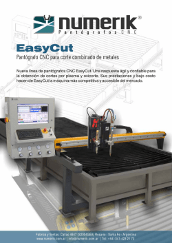 pantógrafos CNC EasyCut
