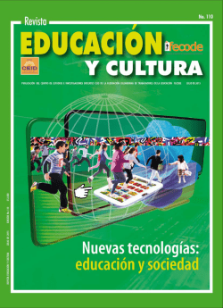 Revista Educación y Cultura Número 110 - IPN