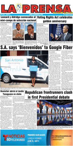 S.A. says `Bienvenidos` to Google Fiber