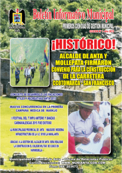 boletin 1-2015 - Municipalidad Provincial de Anta
