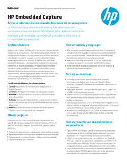 HP Embedded Capture